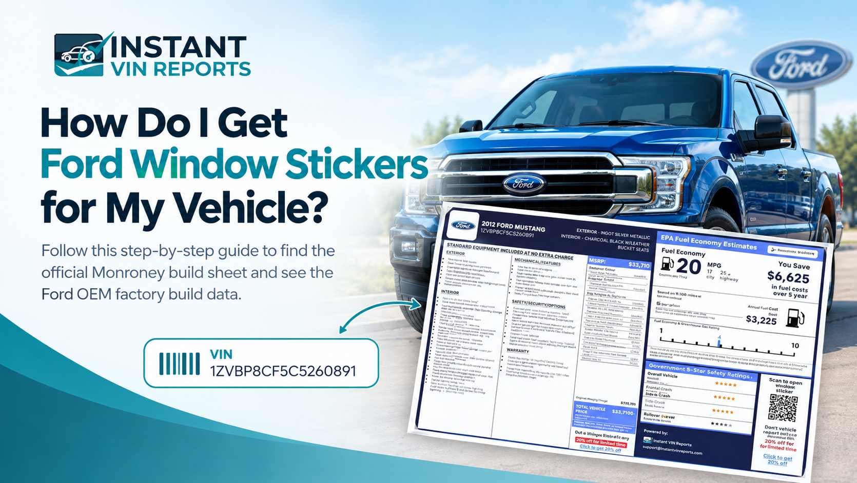 How to Get Ford Window Stickers (Step by Step Guide)