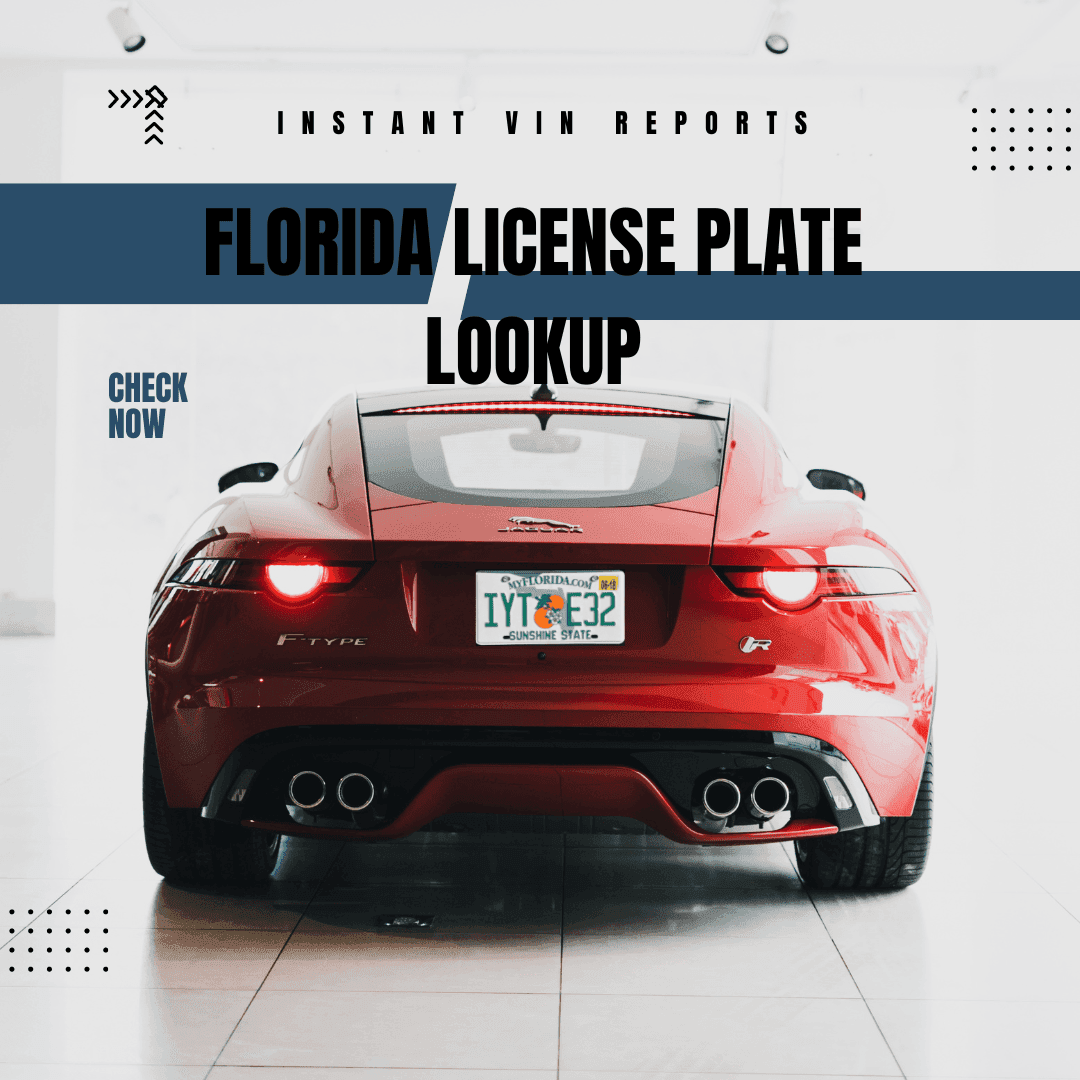 How to lookup Florida custom license plate