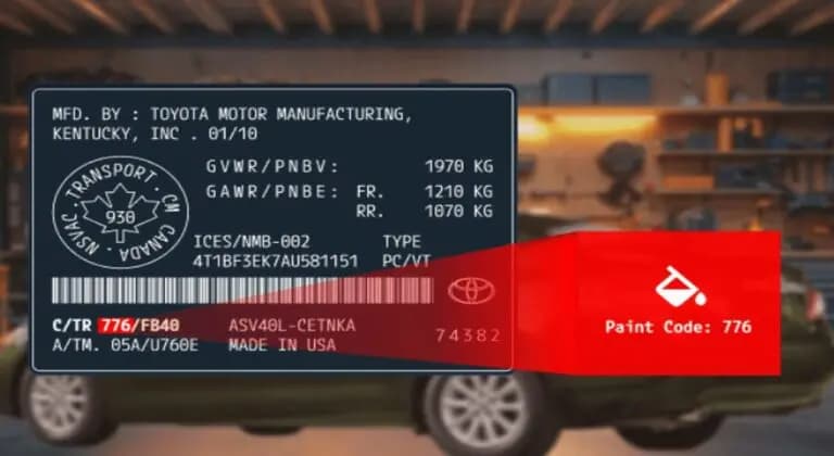 What is my Paint Code by VIN?