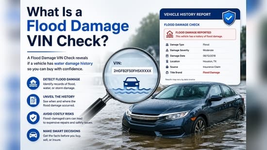 What Is a Flood Damage VIN Check?