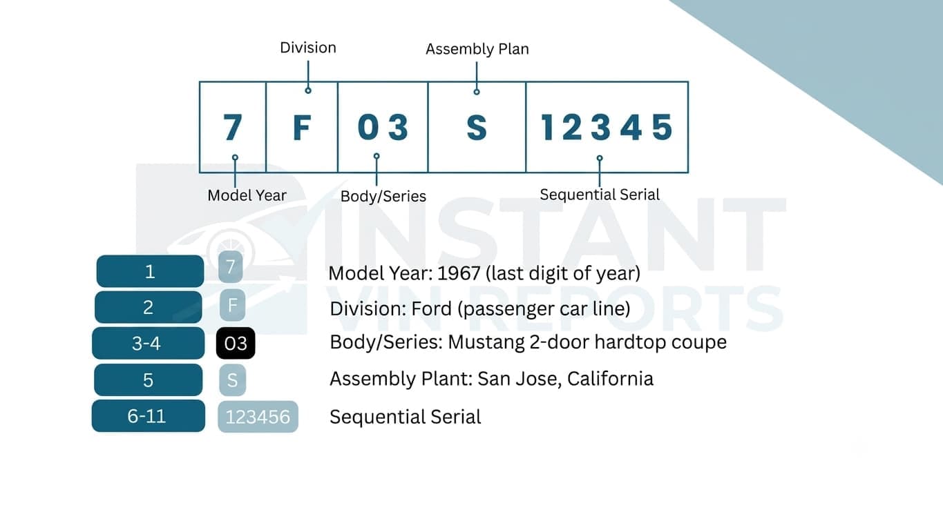 Classic Ford VIN Decoder (Pre-1981)
