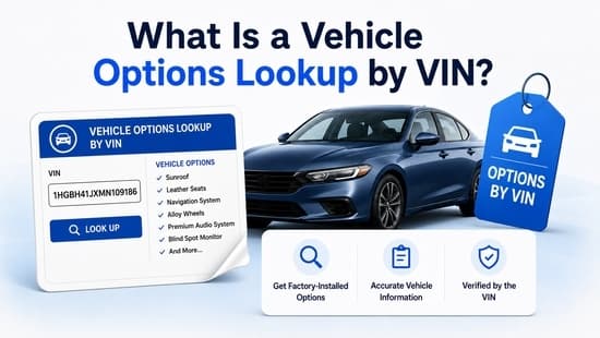 Vehicle Options Lookup by VIN