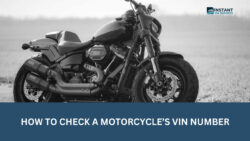 Check Motorcycle VIN Number