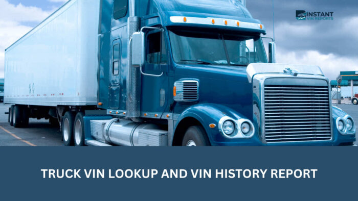 Truck VIN History Report