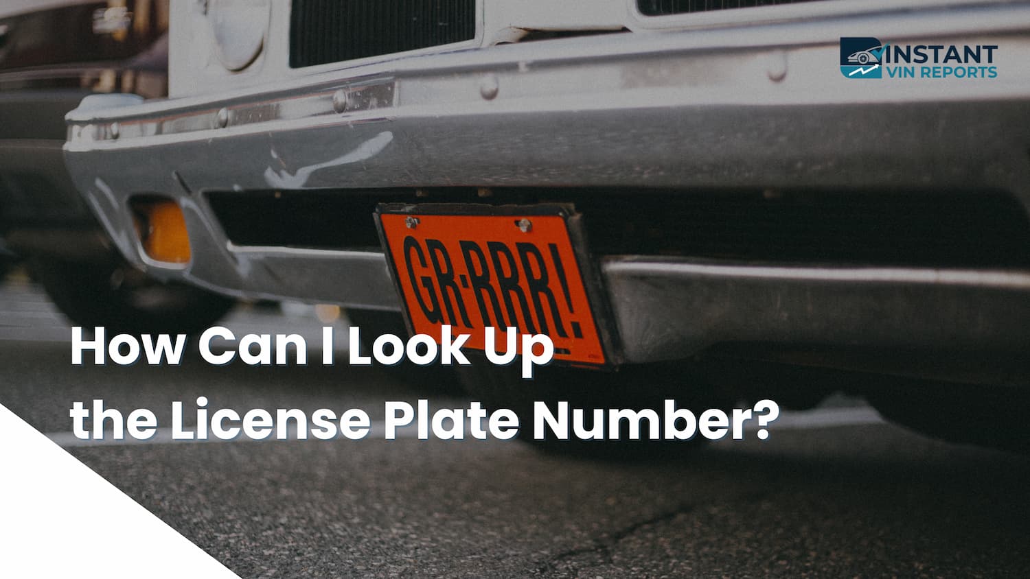 How Can I Look Up My License Plate Number?