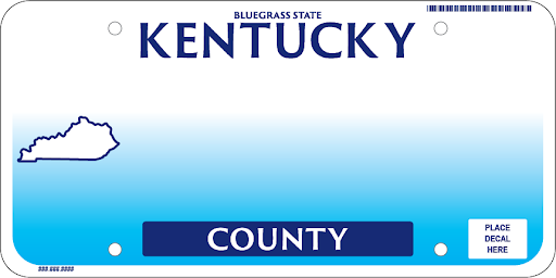 Kentucky License Plate Design and Format