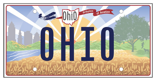 License Plate Design and Format in Ohio