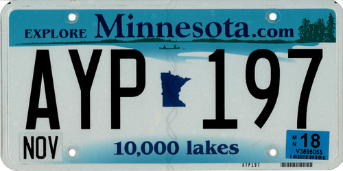 Minnesota License Plate Design and Format