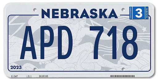 Nebraska License Plate Design and Format