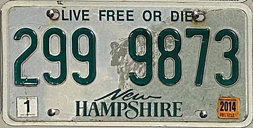 New Hampshire License Plate Design and Format