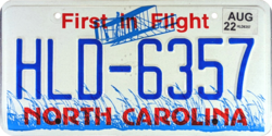 North Carolina License Plate Design and Format