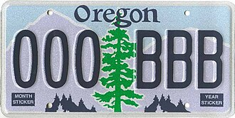 Oregon License Plate Design and Formatting
