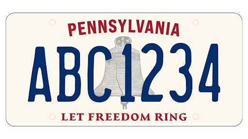Pennsylvania License Plate Design and Format