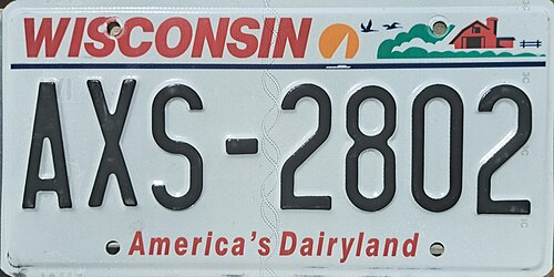 Wisconsin License Plate Design and Format